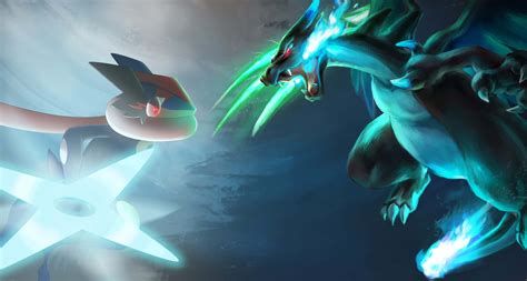 Download Witness the amazing power of Pokémon evolution!" Wallpaper