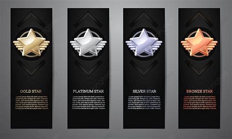 Set Of Black Banners Template Download On Pngtree