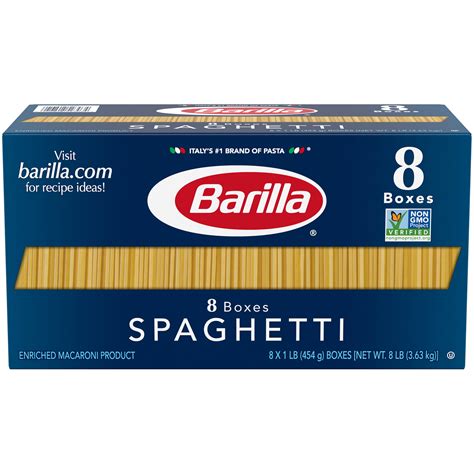 Barilla Classic Blue Box Pasta Spaghetti 8x16 Oz