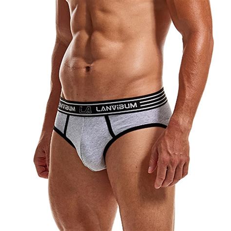 biziza mens briefs underwear 1 pack comfortable sexy polyester bikini jockstrap plus size thongs