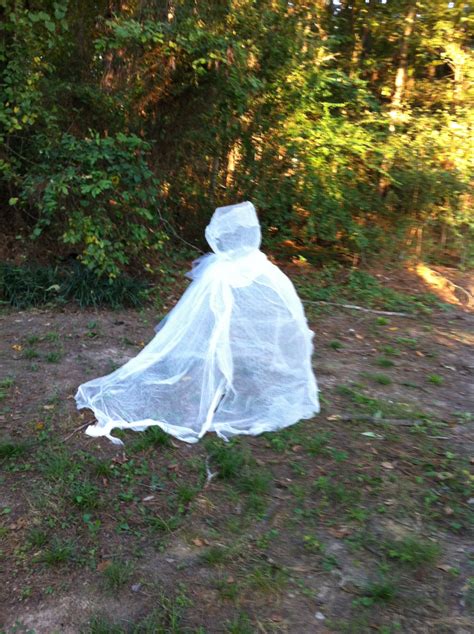 Ghost Dress Made With Chicken Wire And Cheesecloth Made It All By