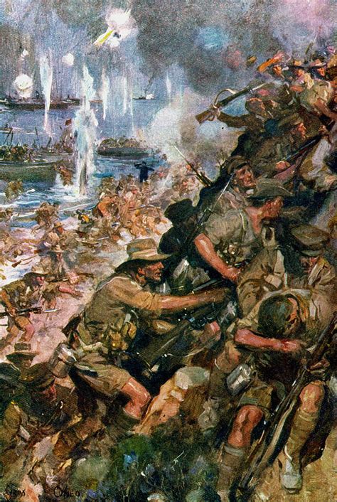 World War I Gallipoli 1915 Painting By Granger Fine Art America