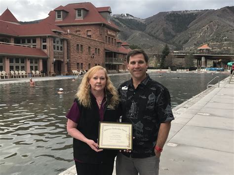 Long Time Glenwood Hot Springs Employee Recognized For Outstanding