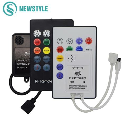 20 Keys Wireless Music Sync Controller Sensor Led Irrf Mini Remote