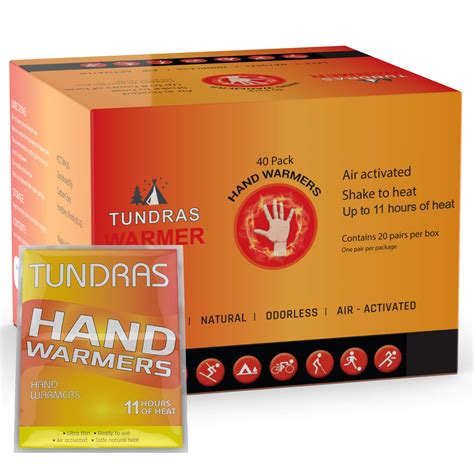 Buy Hot Hand Warmers 11 Hours Long Lasting 40 Count Natural