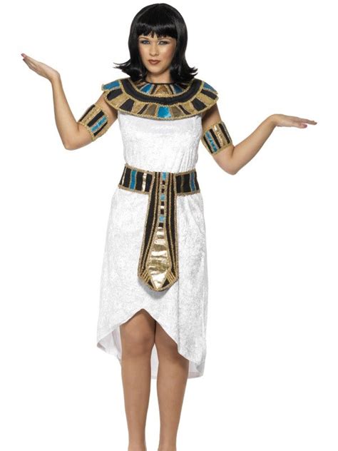 Ladies Egyptian Queen Cleopatra Adult Womens Sexy Fancy Dress Costume Outfit
