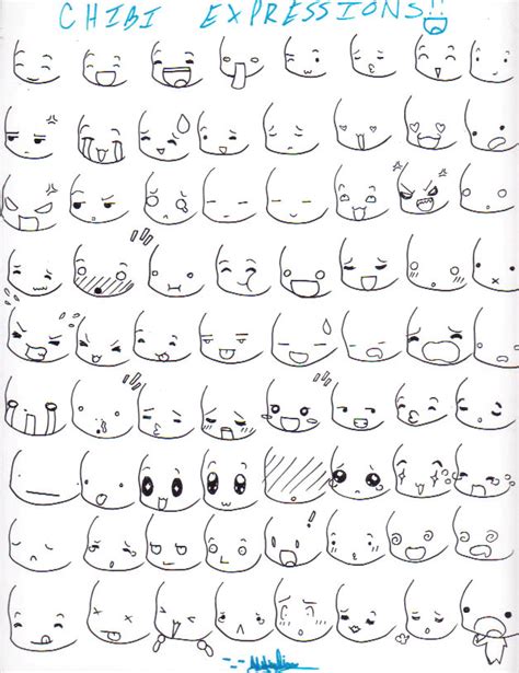 Chibi Expressions By Nataliaarizpe On Deviantart