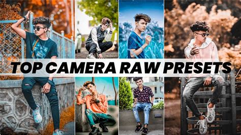 10 Camera Raw Presets For Lightroom And Photoshop Youtube
