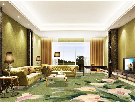 New Nylon Luxury Hotel Room Carpet Commercial Nylon Printed Carpets