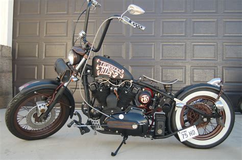 Vintage 1975 Harley Sporster Xlh 1000 Bobber Custom Award Winner