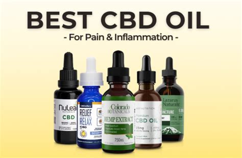 5 Best Cbd Oil For Pain And Inflammation 2023 Update Discover Magazine