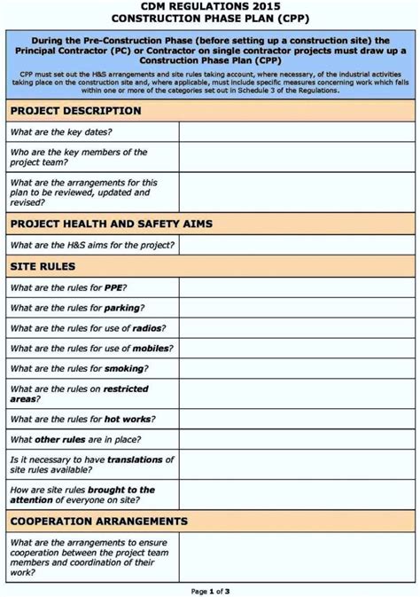 Risk Assessment Form Free Word Templates Images