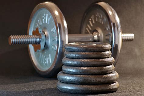 Gym Dumbbell Royalty Free Stock Photo
