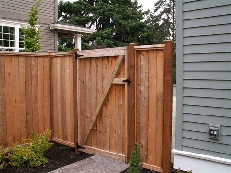 Side Yard Fence Gate Wood Fence Gates Fence Gate Design Wood Fence