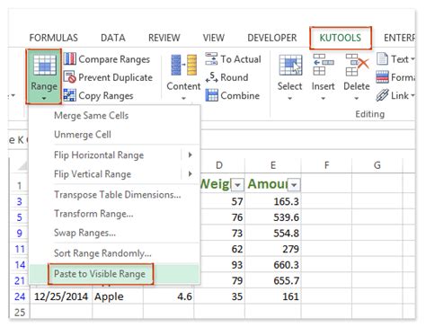 How To Paste Skipping Hidden Filtered Cells And Rows In Excel