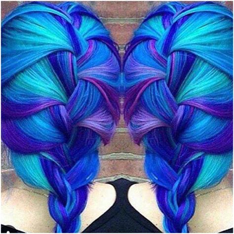 Pin By Pinner On Blue Green Purple And Pink Hair Bright Hair Pretty