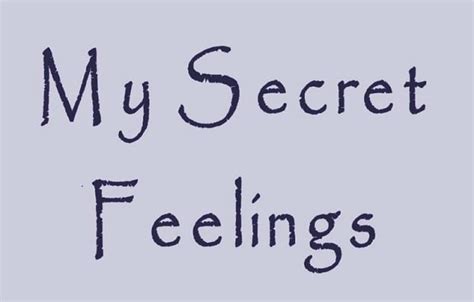 My Secret Feelings