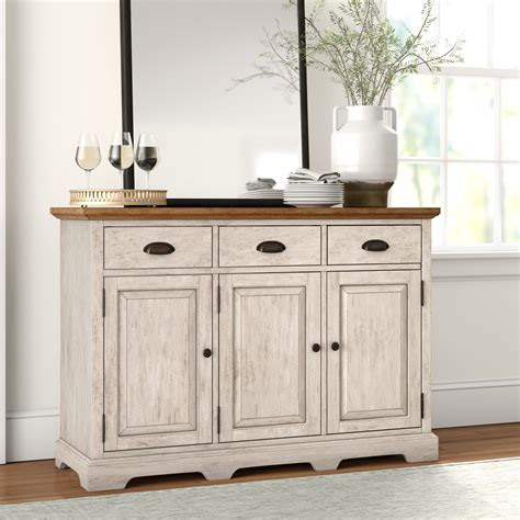 Three Posts™ Tunstall 52 Wide 3 Drawer Sideboard And Reviews Wayfair