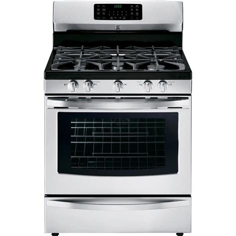 Stainless Steel Oven Gas Range Kenmore Stove