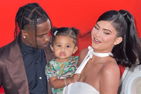 Kylie Jenner Travis Scott And Daughter Stormi Come Together In A Mix Of