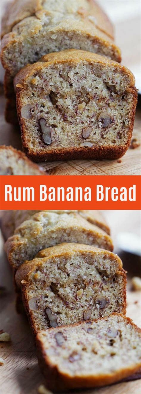 This is a recipe for people who like banana bread and muffins. Rum Banana Bread | Easy Delicious Recipes