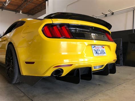 Downforcesolutions — 2015 2017 Ford Mustang S550 Rear Diffuser