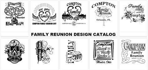 Cheaper then customink and majority of printing companies. Free Family Reunion T-Shirt Design Catalog - In His Image ...