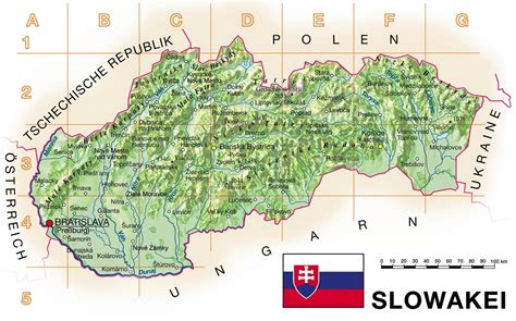 Gelbe karte (tschechien) krmencik tschechien. Slowakei Landkarte - Slowakei, Bratislava, Thermen Velky ...