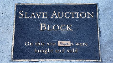 White Amateur Historian Says He Stole Slave Auction Block Plaque Because It Didnt Do Enough To