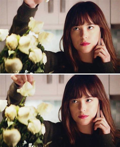 My Favorite Roses The Winter Rose And In This Scene Made It Perfect Fifty Shades Movie
