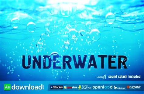 195 Water Drop After Effects Template Free Download Download Free