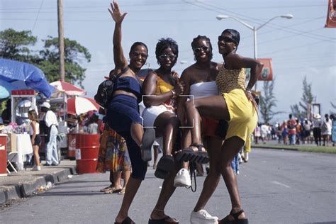 Barbados Happy Girls At Cropover Festival BB 0046 Tif