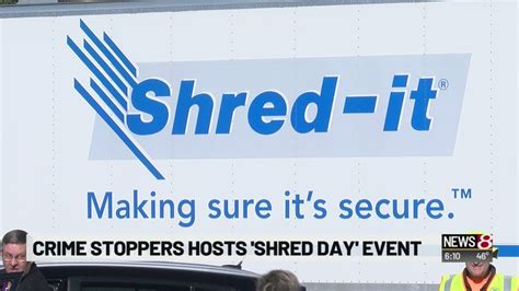 Crime Stoppers Hosts Shred Day Event Youtube
