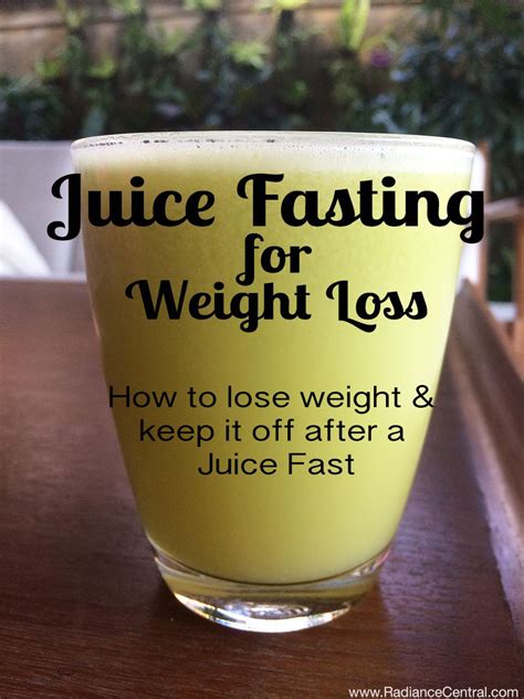 juice fasting loss weight