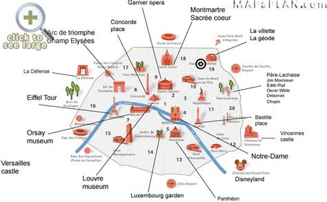 City Guides And Travel Ideas What To Do In Paris France Map