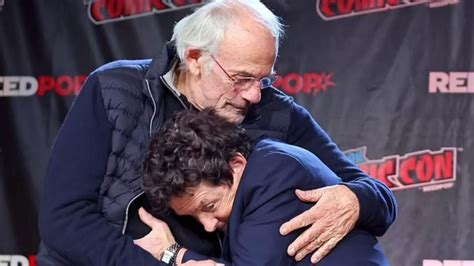 Así Ha Sido El Emotivo Reencuentro Entre Michael J Fox Y Christopher Lloyd