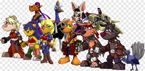 Banjo Kazooie Ty The Tasmanian Tiger Characters By Bandidude Ty The
