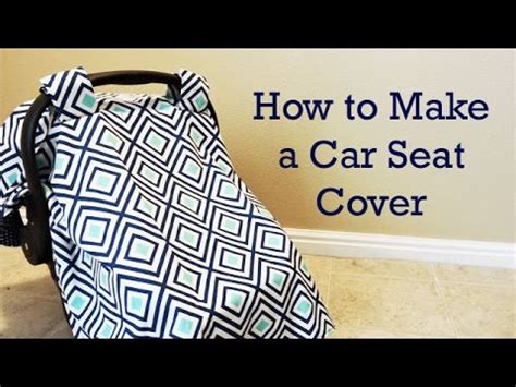 Working in the back loop only. How to Make a Baby Car Seat Cover - YouTube