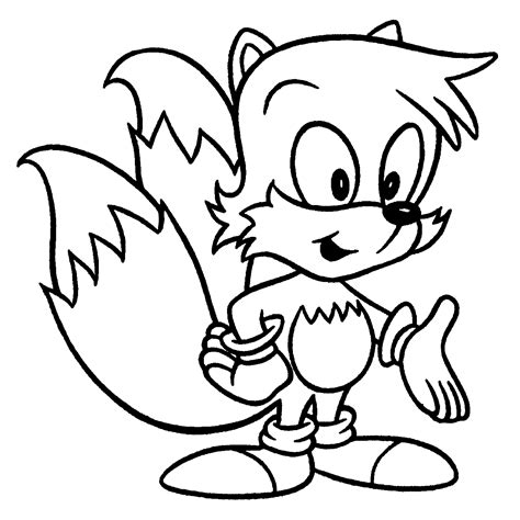 Tails Coloring Pages Free Printable Coloring Pages