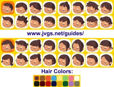 You can download animal crossing hairstyle guide 35369 animal crossing new leaf 679x1024 px or full size click the link download below. Animal Crossing: Happy Home Designer Appearance Guide