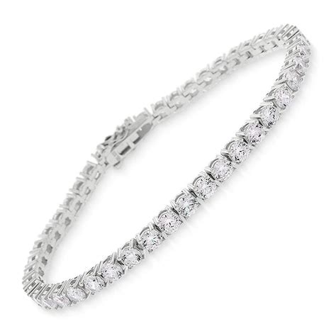 Next Level Jewelry Womens Sterling Silver 925 Crystal Clear Cubic