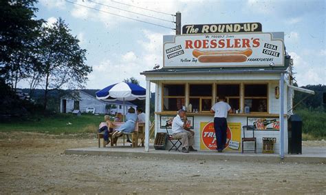 Pin By Bryan Flood On Old Photos Colour Hot Dog Stand Hot Dogs
