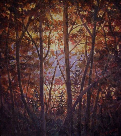 Adirondack Autumn Painting By Evelynn Eighmey