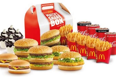 This Huge Mcdonalds Share Box Featuring Big Macs Mcchicken Sandwiches