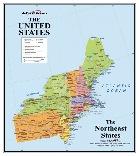 Eastern United States Blank Map Northeast Ohio Interactive East