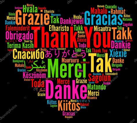 Thank You In Different Languages Poster