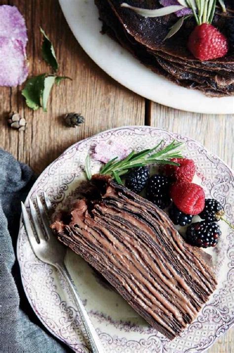 Chocolate Cr Pe Cake Recipe Chocolate Crepes Easy To Make Desserts