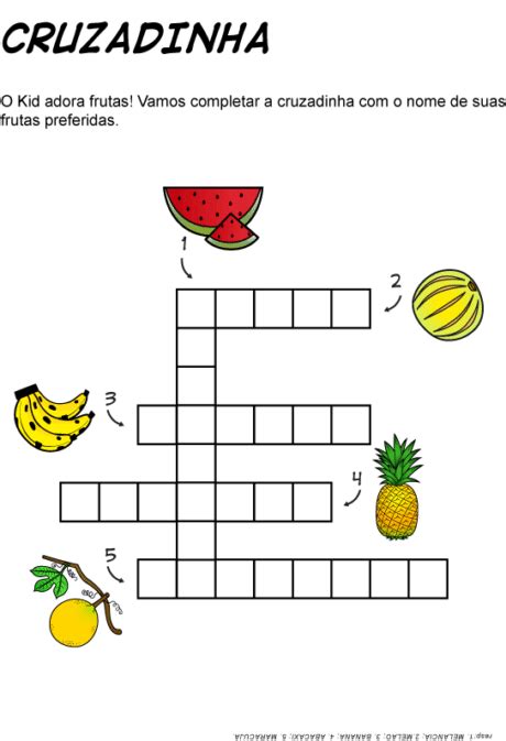 Cruzadinha banco De Palavras E Ordem Alfabética Alfabetização Blog 6C0