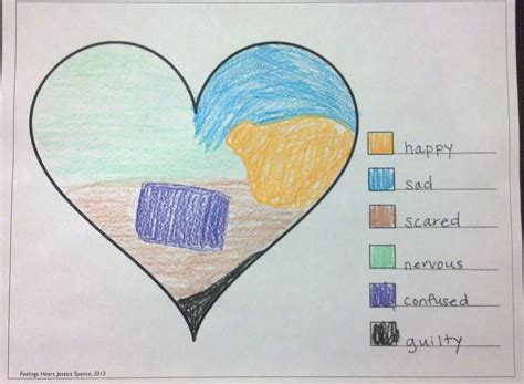 What Feelings Are In Your Heart An Art Therapy Exercise For Kids