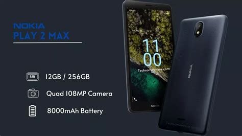 Nokia Play 2 Max 5g 2023 16gb Ram 64mp Cameras 8000mah Battery